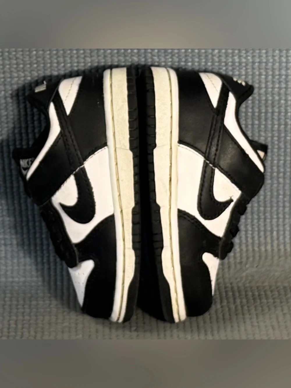 Nike Dunk Low Retro White Black Panda TD Shoes CW1589-100 Toddler Size 7C